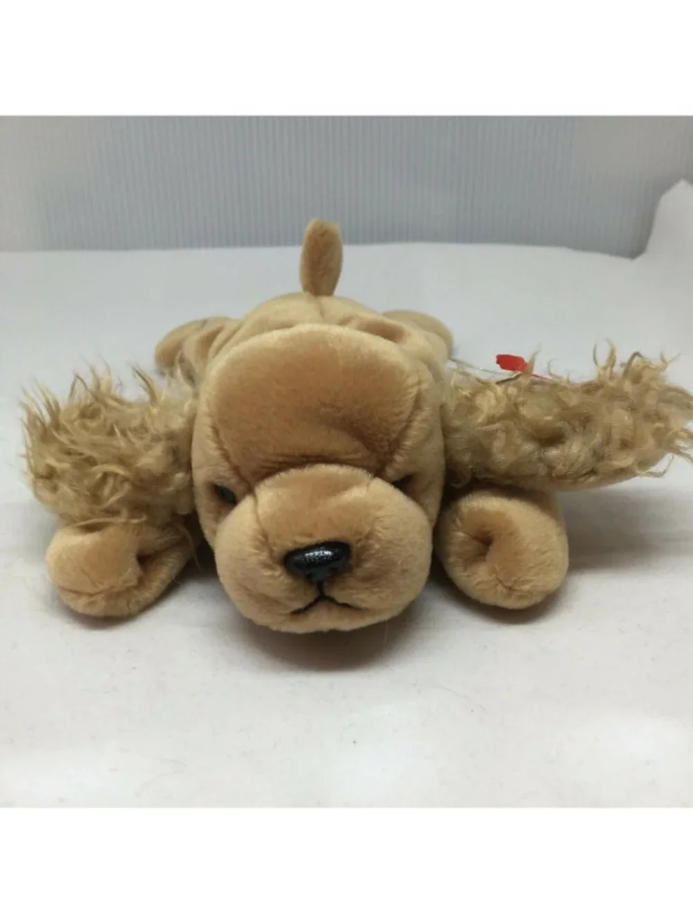 Ty Beanie Baby Spunky Dog Cocker Spaniel Plush Stuffed Animal  W Tag Jan 14 1997